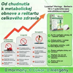 Oficiálny obchod | 👩‍⚕️❤️𝑳𝒖𝒙𝒂𝒓𝒊𝒔𝒆® Pokročilá nano-mikroihlová náplasť 10 v 1 s moringou a berberínom (aplikujte raz denne) ✅ Efektívne pri liečbe obezity, cukrovky, spánkového apnoe a problémov s kĺbmi